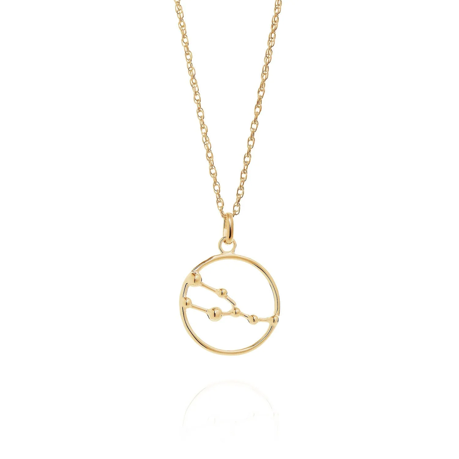 9ct Gold Astrology Necklace by Yasmin Everley
