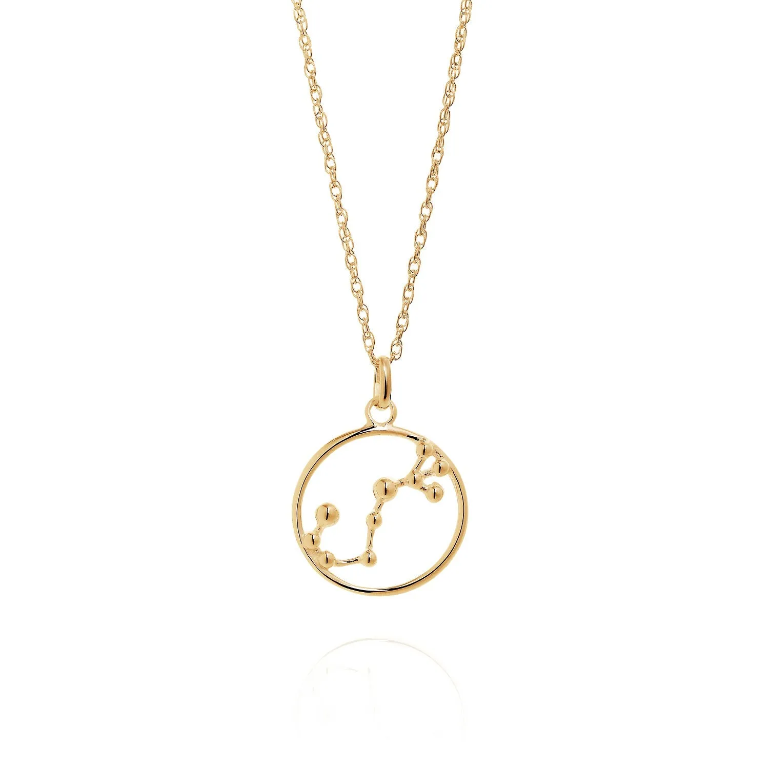 9ct Gold Astrology Necklace by Yasmin Everley