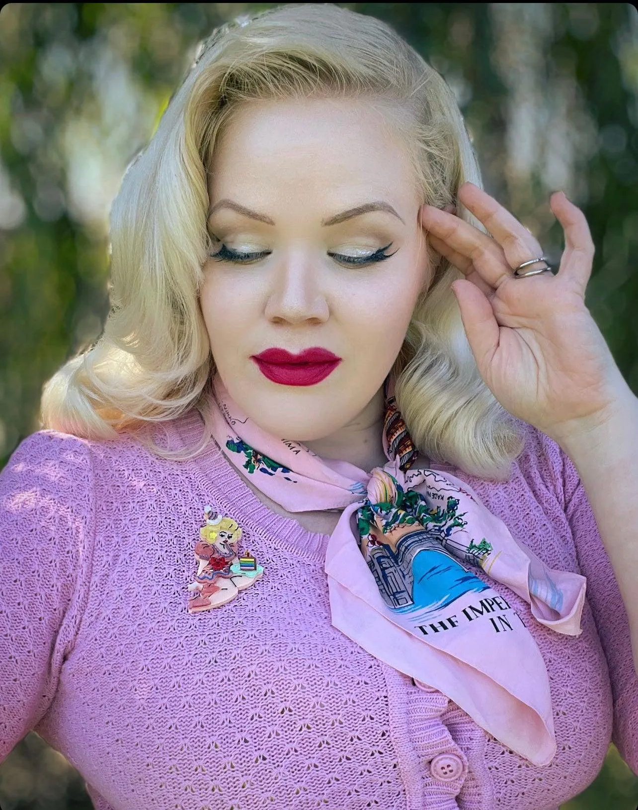 Birthday Belle Brooch by Lipstick & Chrome x Club Eggie - SABLE