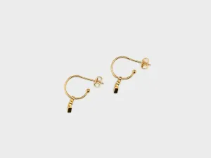 Idylle Hoop Earrings  (251 / W / GOLD)