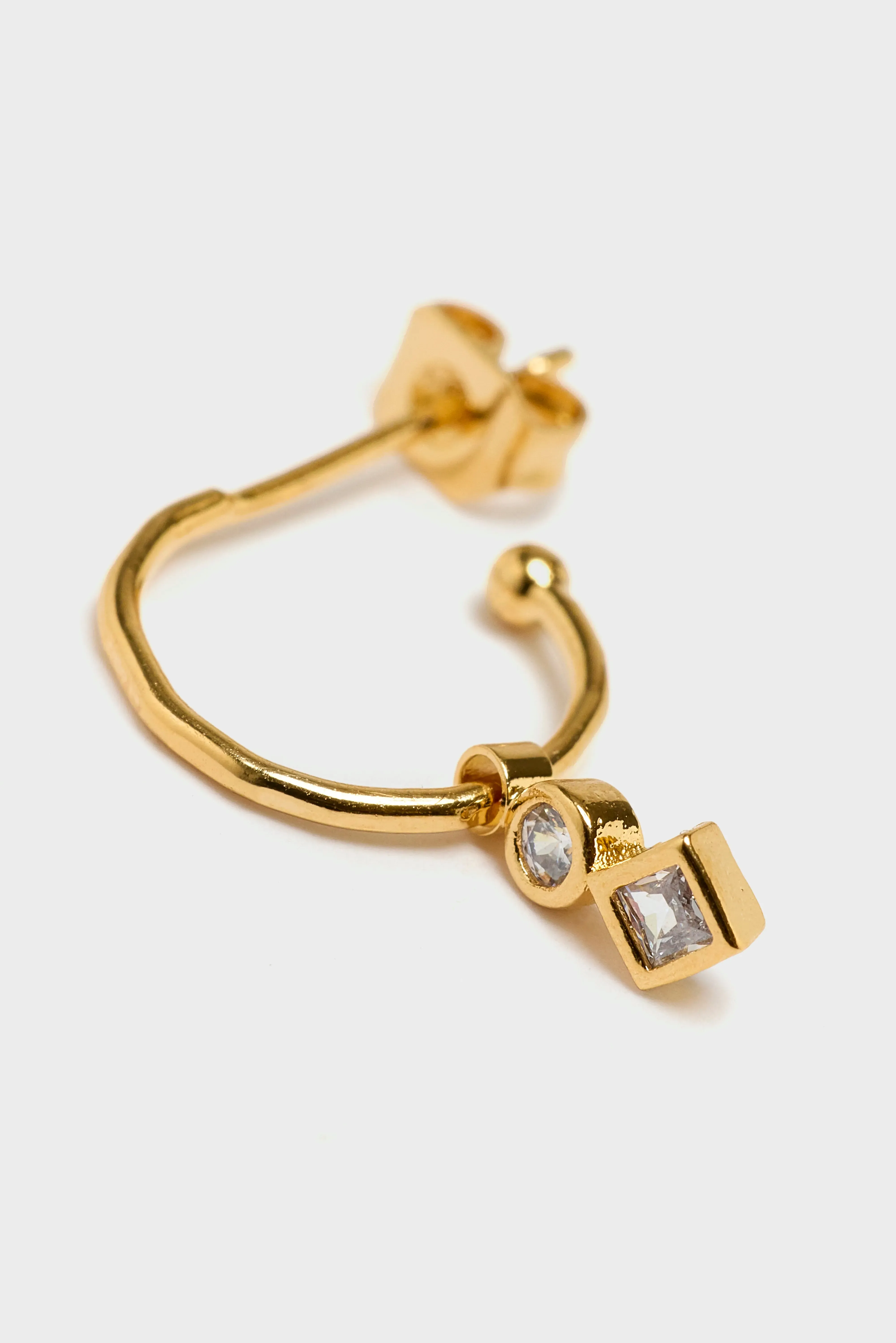 Idylle Hoop Earrings  (251 / W / GOLD)