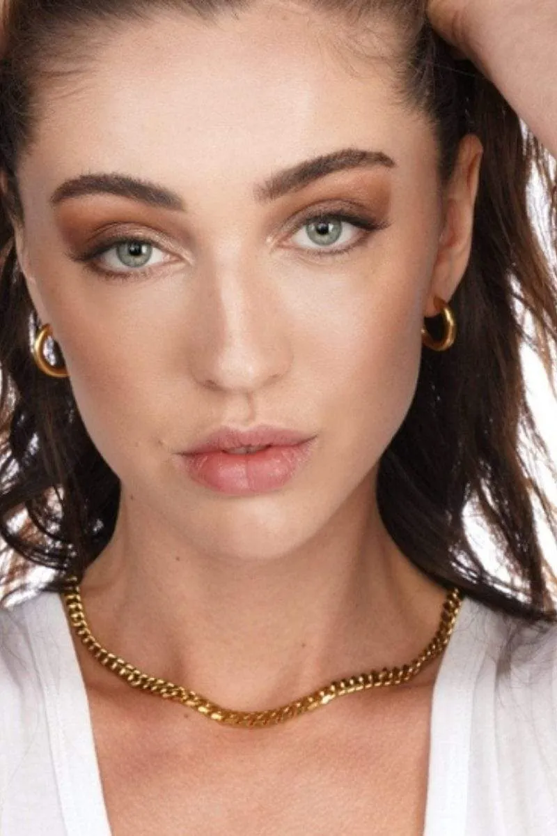 Liam Cuban Chain Necklace Gold