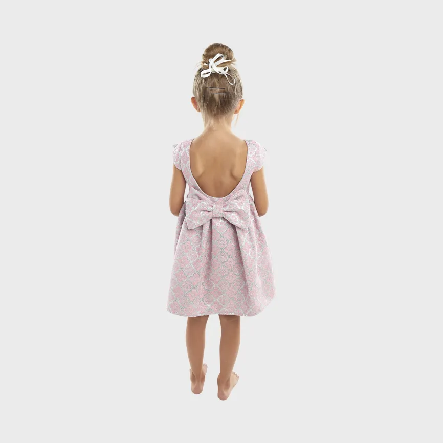 Luna Luna Pink Charmed Jacquard Dress
