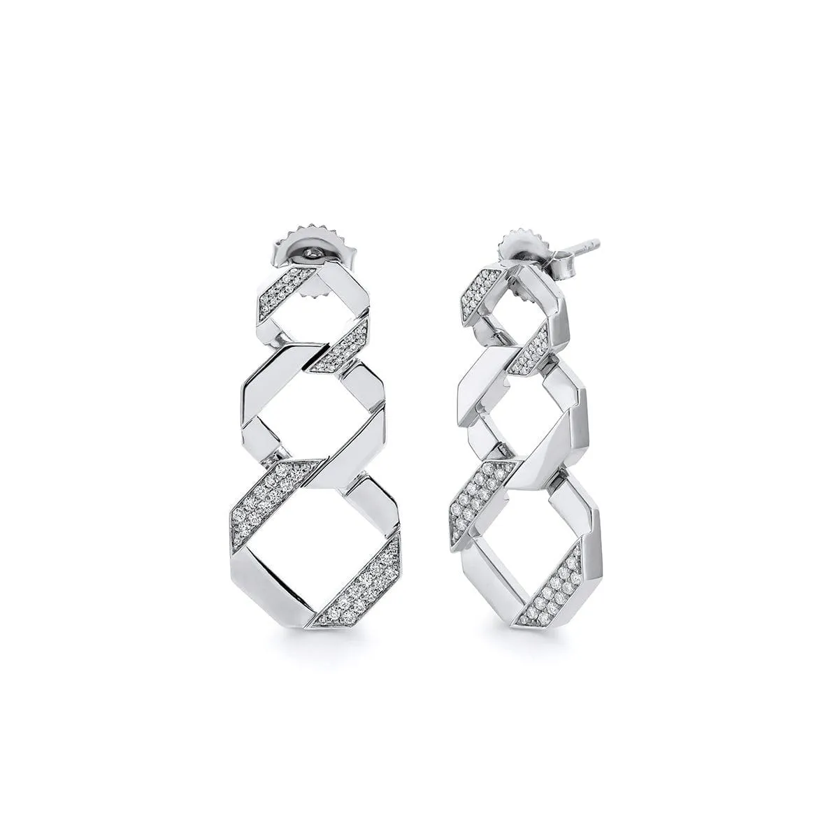 Octave Chain Link Drop Earrings