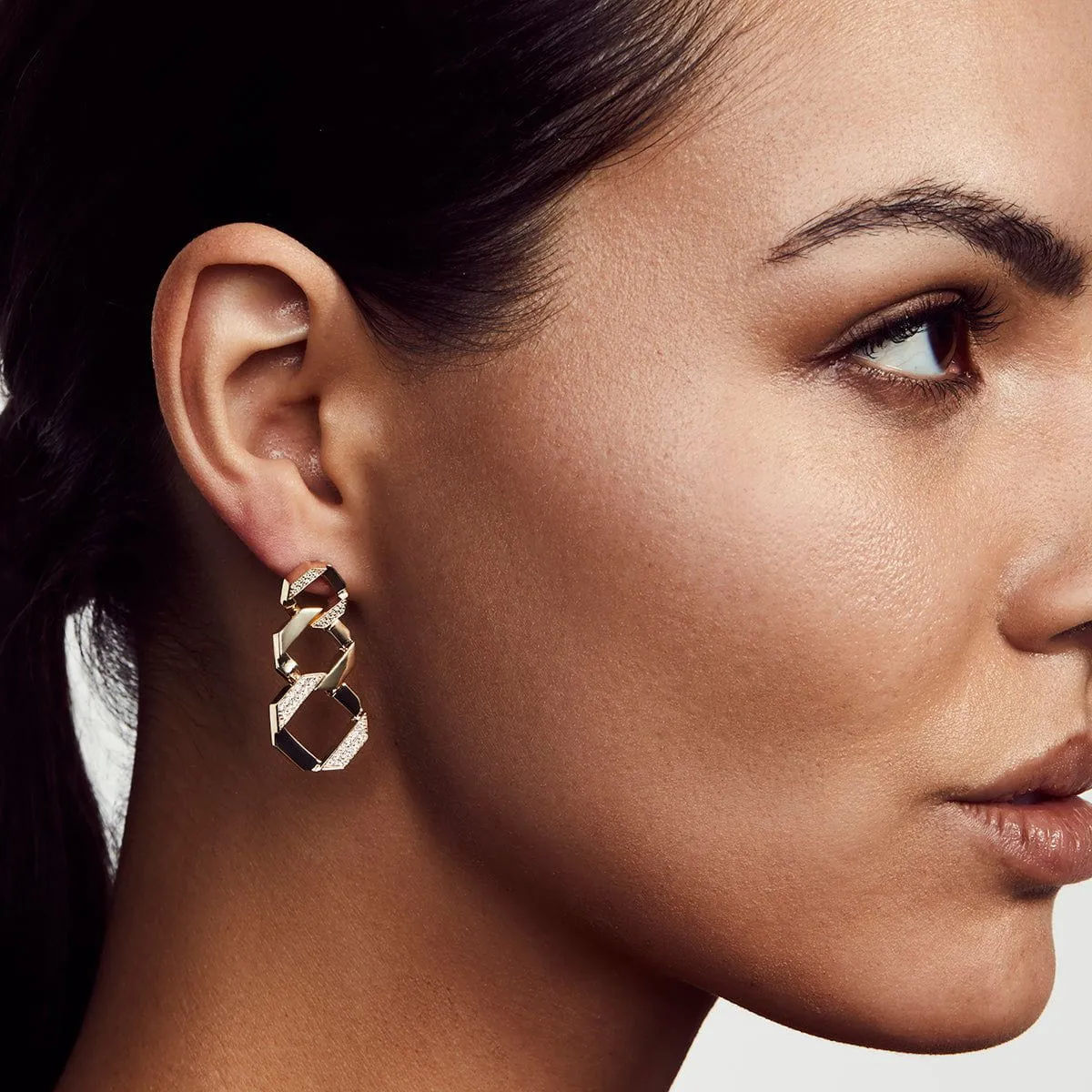 Octave Chain Link Drop Earrings