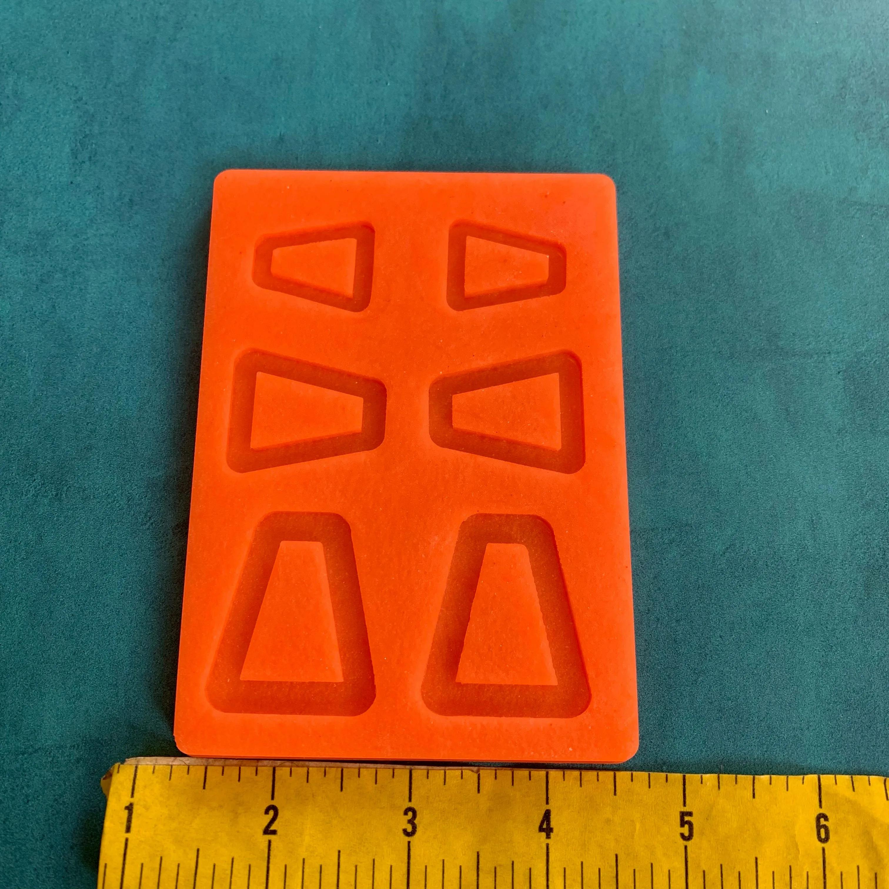 Rounded Corners with Hole Earring Jewelry Silicone Mold polymer clay tools and supplies