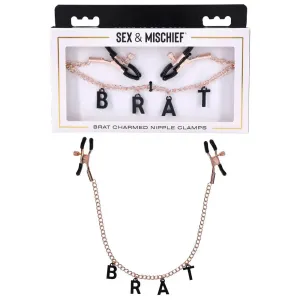 Sex & Mischief Brat Charmed Nipple Clamps