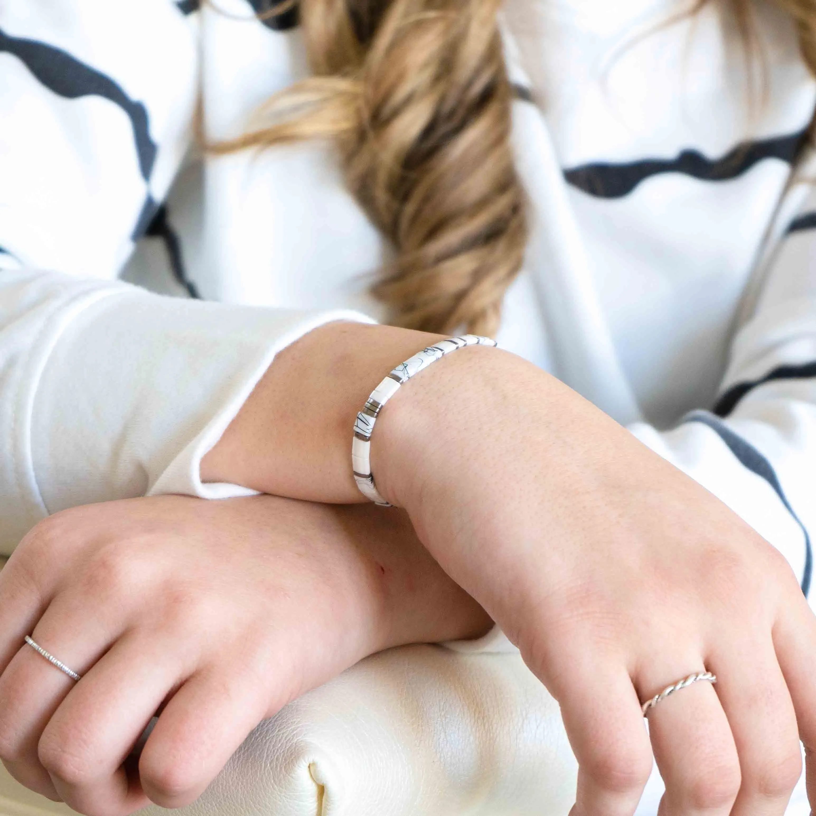 SHOW STOPPER - Tila Bead Bracelet Stack of 4