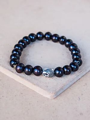 Tibetan Wood Buddha Buddhist Bracelet