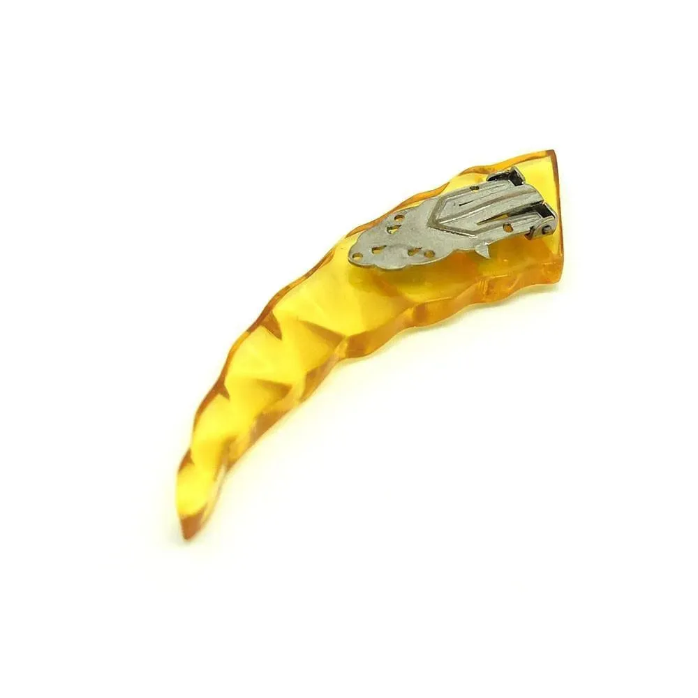 Vintage 1940s Apple Juice Bakelite Dress Clip