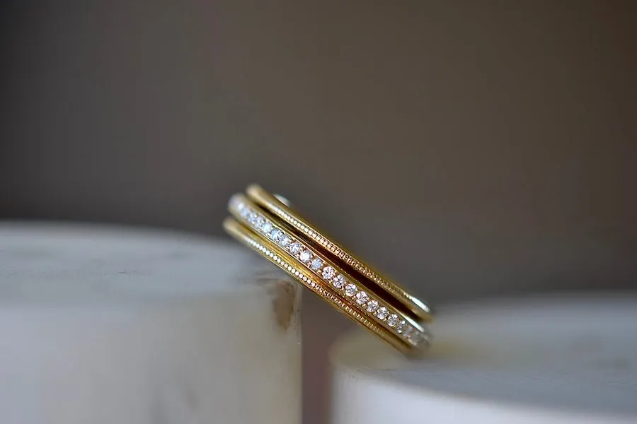 White Diamond Spinner Eternity Band
