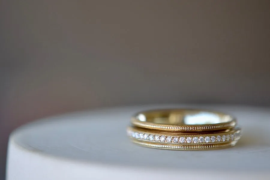 White Diamond Spinner Eternity Band